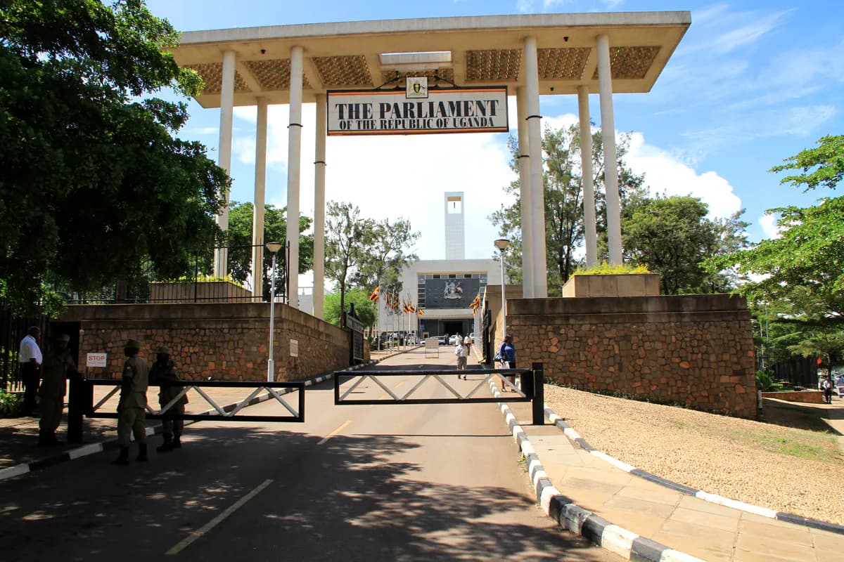 Parliament building of the Republic of Uganda