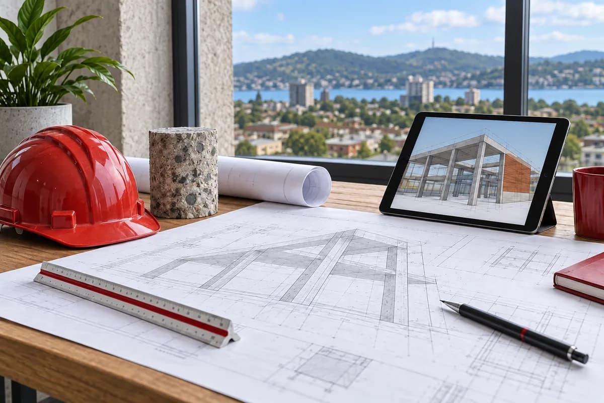 Engineering plans, structural model, and site drawings